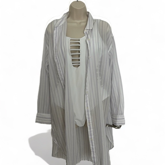 J Jcrew Pool Cover up/ lightweight dress. NWT - Picture 3 of 15